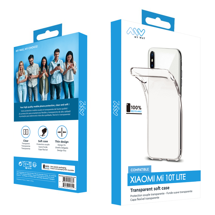 Image 2 COQUE SOUPLE TRANSPARENTE XIAOMI Mi 10T LITE 3663111153682 MWCRS0137 big