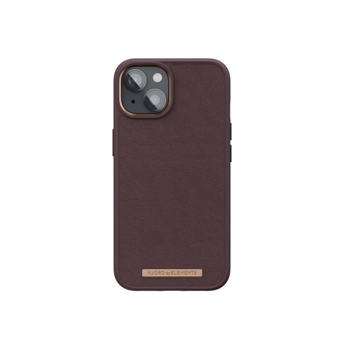 Image 2 NJORD COQUE CUIR VERITABLE IPHONE 14 MARRON 8720574620795 NA41GL05 big