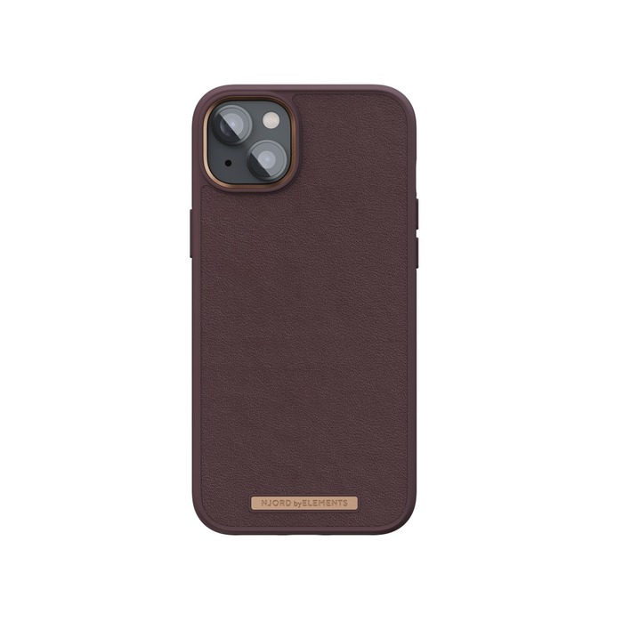 Image 2 NJORD COQUE CUIR VERITABLE IPHONE 14 PLUS MARRON 8720574621082 NA42GL05 big