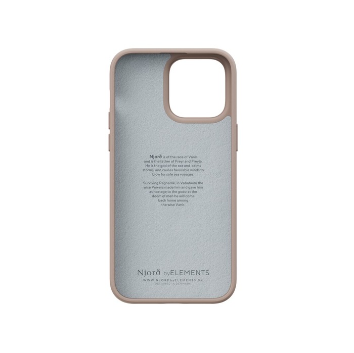 Image 4 NJORD COQUE JUST CASE IPHONE 14 PRO MAX PINK SAND 8720574621587 NA44JU12 big