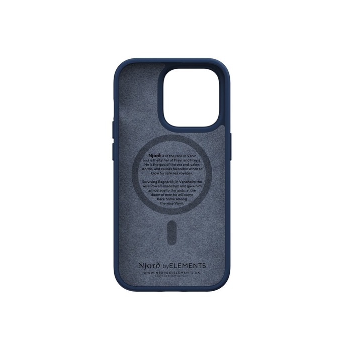 Image 4 NJORD COQUE MAGSAFE CUIR DE SAUMON IPHONE 14 PRO BLEU 8720574621136 NA43SL01 big