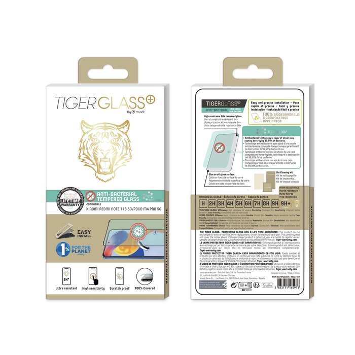 Image 2 TIGER GLASS PLUS VT XIAOMI REDMI NOTE 11 5G/11S 5G/POCO M4 PRO 5G 3663111165913 TGTPG0354 big