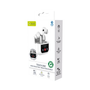 Image secondaire de Écouteurs Sans Fil Muvit avec Écran Digital et Réduction de Bruit