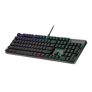 COOLER MASTER CLAVIER GAMING COMPACT SK652 NOIR SWITCHES TTC RED