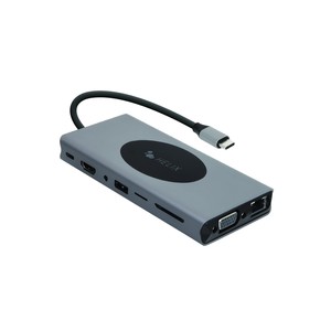 HUB 15-EN-1 USB-C AVEC CHARGEUR SANS FIL