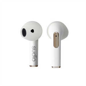 Sudio N2 Blanc de Minuit – Écouteurs Ouverts sans Fil Bluetooth, multipoint, Microphone intégré