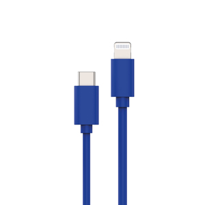 CABLE USB-C LIGHTNING 1M BLEU