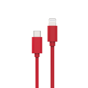 CABLE USB-C LIGHTNING 1M ROUGE