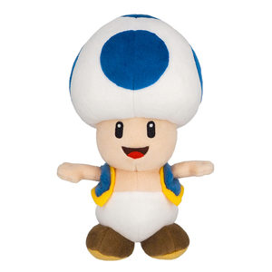 TOGETHERPLUS PELUCHE TOAD BLEU 20 CM