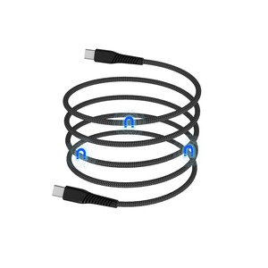 TIGER POWER CABLE AIMANTE USB-C USB-C 1,5M NOIR