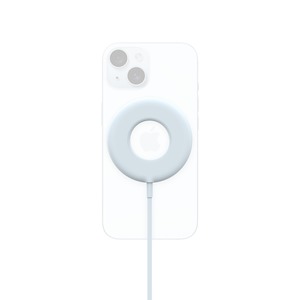 CHARGEUR SANS FIL MAGNETIQUE 15W MAGSAFE DONUT BLEU