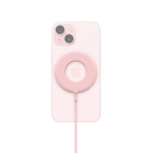 CHARGEUR SANS FIL MAGNETIQUE 15W MAGSAFE DONUT ROSE