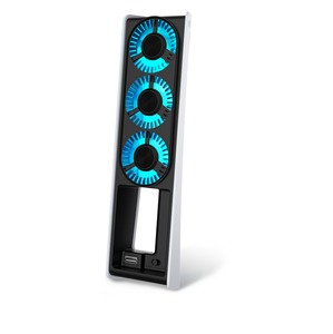 CYBER W02 LED FAN FOR PS5 SLIM WITH USB PORT