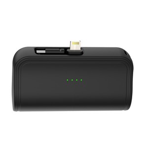 POWERBANK 5000MAH MINI 2EN1 USB-C + LIGHTNING 22,5W NOIR