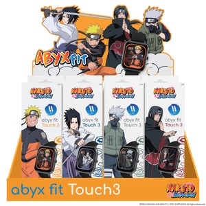 Présentoir de 12 montres connectées Abyx Fit Touch 3 Naruto