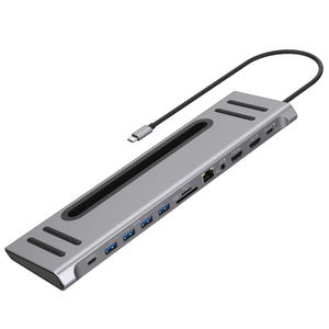 DOCKING STATION TYPE-C HUB 12 PORTS