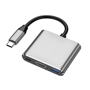 Hub USB-C 3 ports (HDMI+USB-A+USB-C Power Delivery