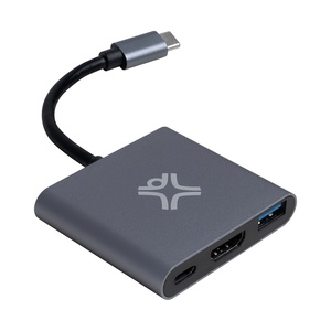 Hub USB-C 3 ports (HDMI+USB-A+USB-C) Power Delivery