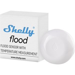 Shelly - Détecteur de Fuite d’Eau connecté - Alerte inondation instantanée - Capteur température - Batterie Longue durée