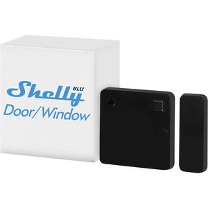 Shelly - Détecteur d’Ouverture Porte/fenêtre Bluetooth - Capteur LUX et Inclinaison - BTHome,Alexa,Google Home - iOS,Android - Noir