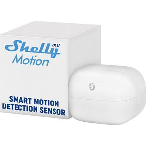 Shelly - Détecteur de Mouvement Bluetooth - Alarme présence - Batterie durée 5 Ans - Alexa & Google Home - iOS, Android