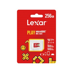 Carte microSDXC 256Go PLAY lecture rapide pour consoles de jeux