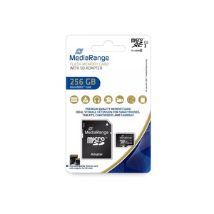Carte microSDXC UHS-I avec adaptateur SD 256Go