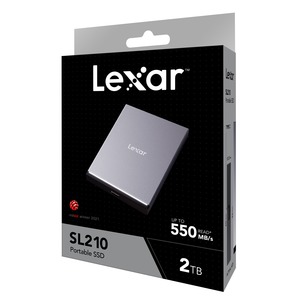 SSD externe portable SL210 2To aluminium