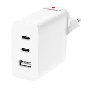 CHARGEUR SECTEUR MONDE EU/US/UK/AUS 15W 2 USB-C USB-A