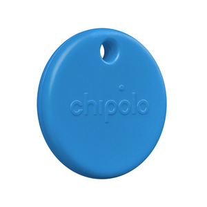 POP TRACKER PORTE CLE APPLE ET ANDROID FINDME BLEU