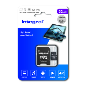 Carte microSDHC 32Go V30 UHS-I U3