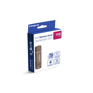 SSD externe SlimXpress Dual USSD 128Go