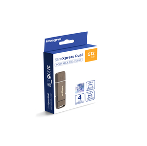 SSD externe SlimXpress Dual USSD 512Go