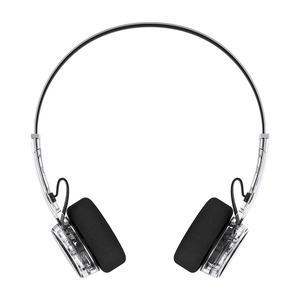 MONDO CASQUE FREESTYLE ON-EAR BT 5.3 TRANSPARENT PADS NOIR ET ORANGE