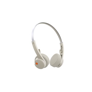 MONDO CASQUE FREESTYLE ON-EAR BT 5.3 GREIGE PADS GREIGE ET ORANGE
