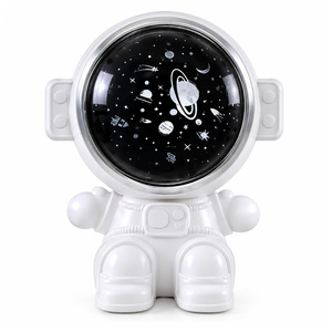 PROJECTEUR VEILLEUSE ASTRONAUTE BLANC