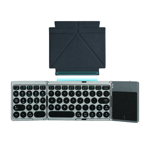 CLAVIER SANS FIL PLIABLE UNIVERSEL AVEC SUPPORT