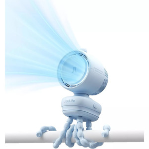 VENTILATEUR DE POUSSETTE 5000MAH STROLLER FAN 3 BLEU