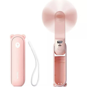VENTILATEUR PORTATIF 4000MAH FAN 8 PLUS ROSE_NEW