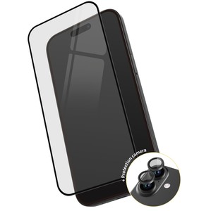 TIGER GLASS PRO PACK VERRE TREMPE + CAMERA RING IPHONE 16