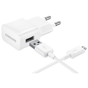 CHARGEUR SECTEUR MICRO USB 2A BLANC - CABLE DECONNECTABLE