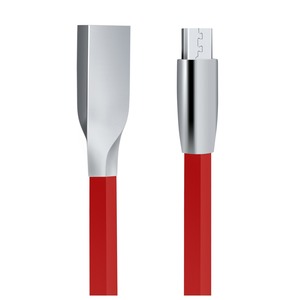 TWIST CABLE MICRO USB CHARGE&SYNC 2A 1M RED