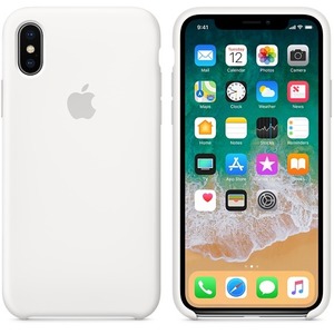 iPhone X Silicone Case - White