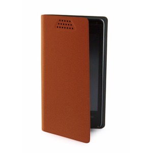 Orange Universal Folio Case with stand rotative function up to 4