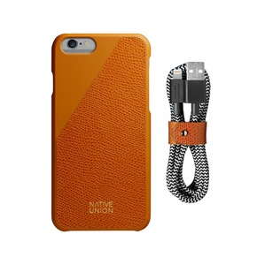 CLICLEATHER IPHONE 6/6S/SE & BELT CABLE BUNDLE - GOLD
