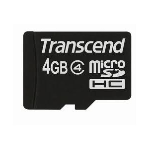 CARD MICRO SD 4 GO CLASSE 4 TS4GUSDC4