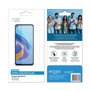 MYWAY VERRE TREMPE PLAT OPPO A76/A96/A36