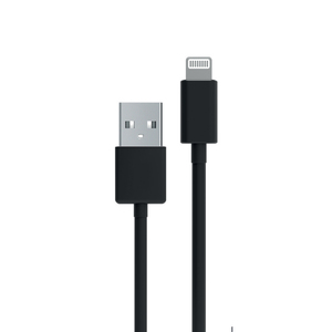 MYWAY CABLE 1M USB A LIGHTNING NOIR