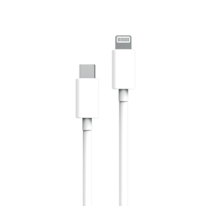 MYWAY CABLE 1M USB C LIGHTNING BLANC