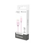 MyWay CABLE USB-A LIGHTNING 1M ROSE